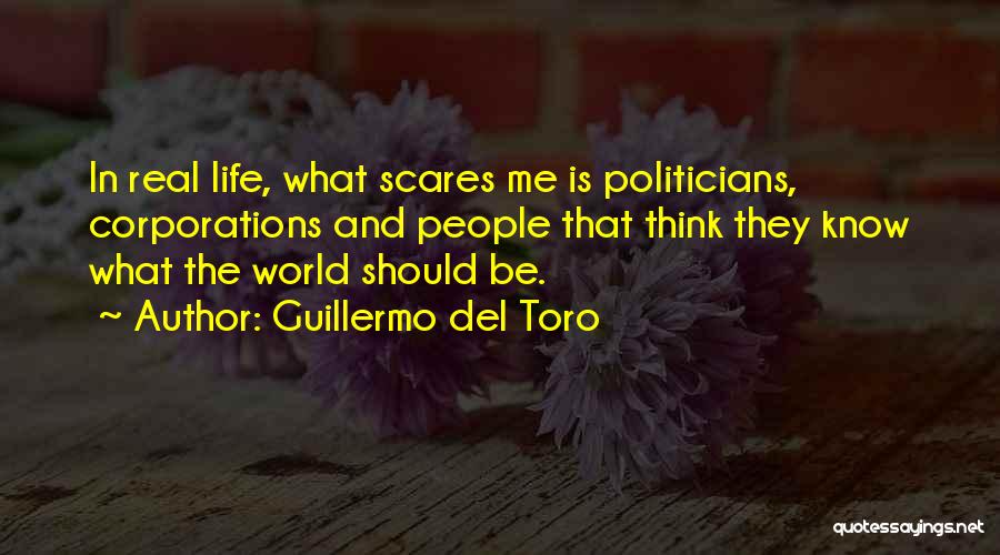 Life Scares Me Quotes By Guillermo Del Toro