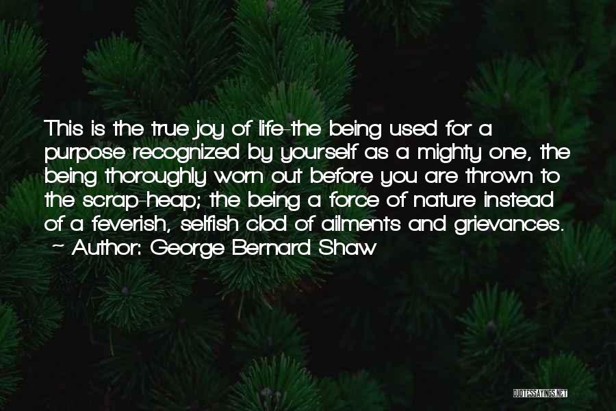 Life Scrap Quotes By George Bernard Shaw