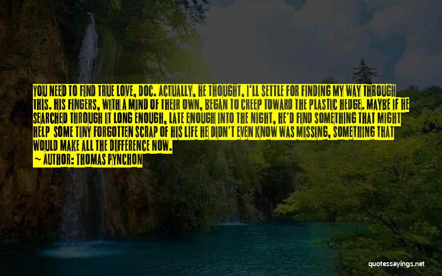 Life Scrap Quotes By Thomas Pynchon