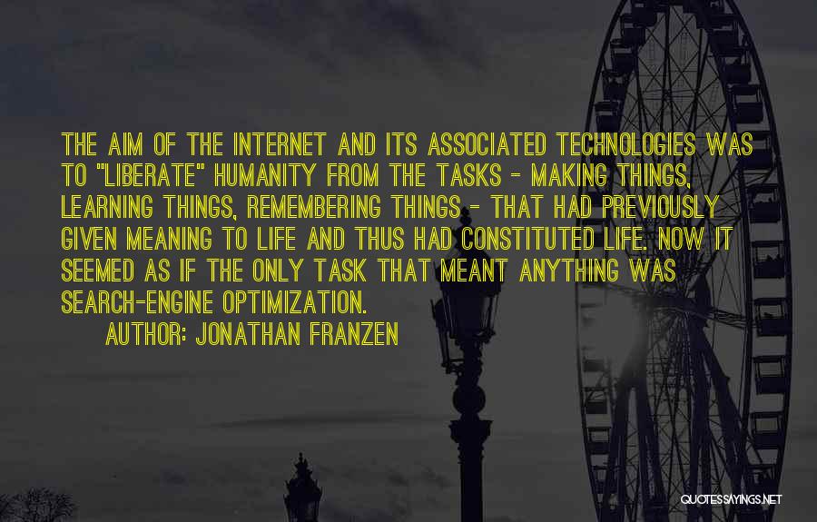 Life Search Quotes By Jonathan Franzen