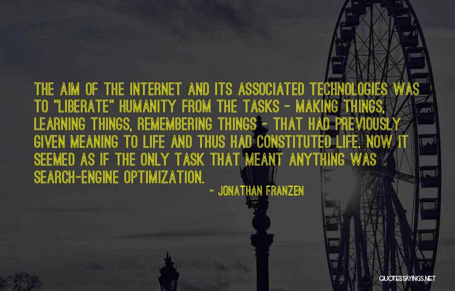 Life Search Quotes By Jonathan Franzen