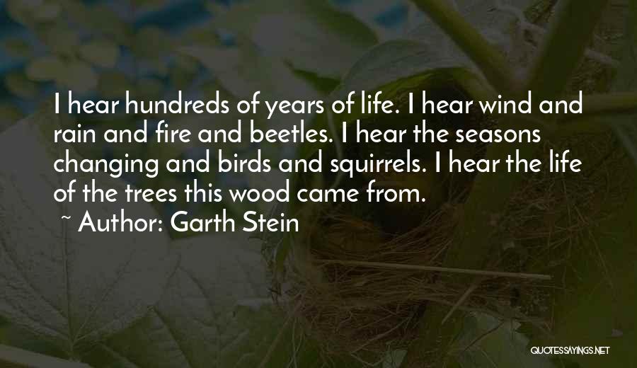 Life Seasons Quotes By Garth Stein