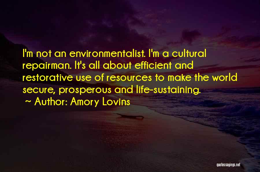 Life Secure Quotes By Amory Lovins