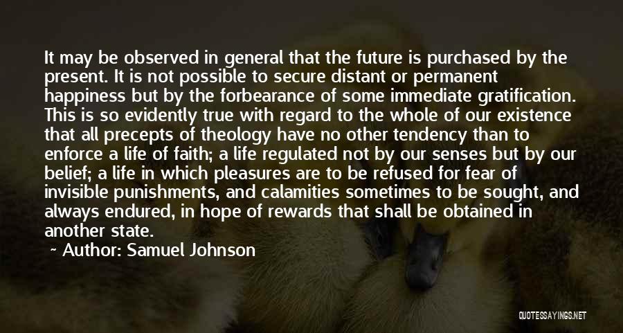 Life Secure Quotes By Samuel Johnson