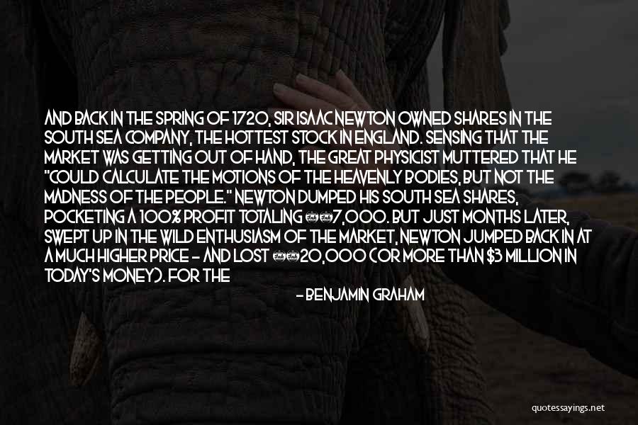 Life Sensing Quotes By Benjamin Graham Life Sensing Quotes By Benjamin Graham