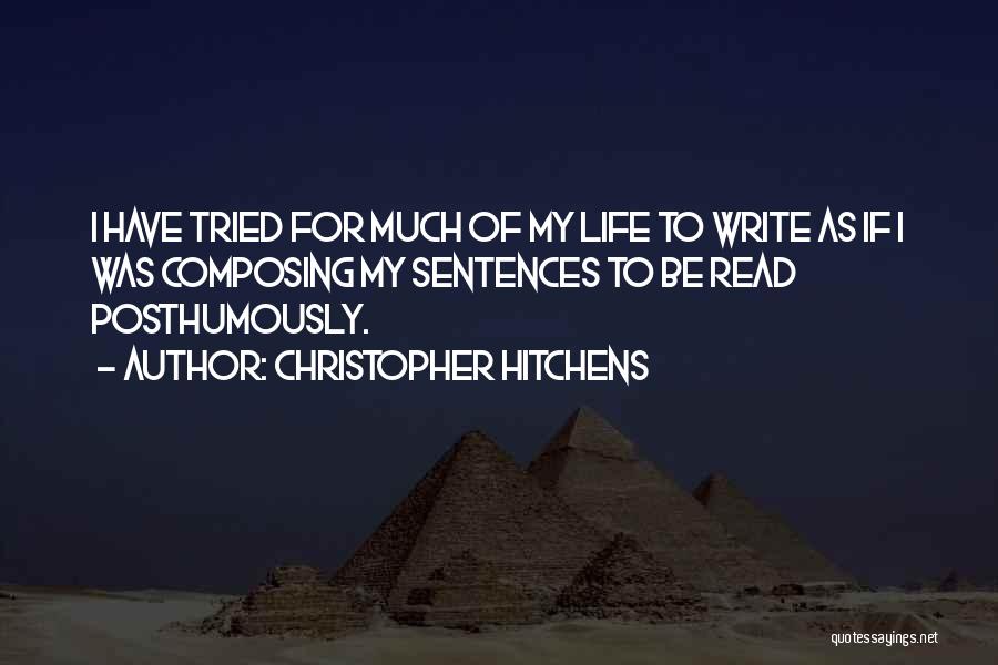 Life Sentences Quotes By Christopher Hitchens