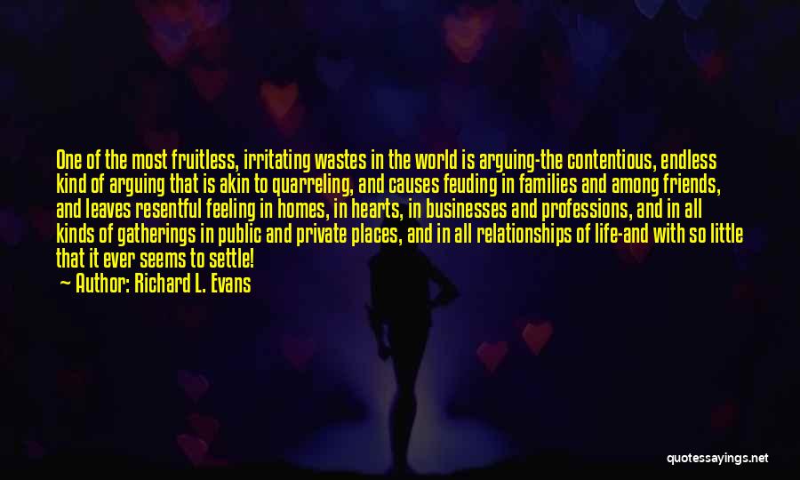 Life Settle Quotes By Richard L. Evans