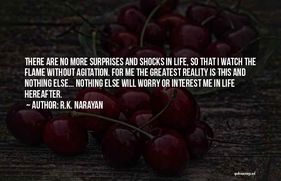 Life Shocks Quotes By R.K. Narayan