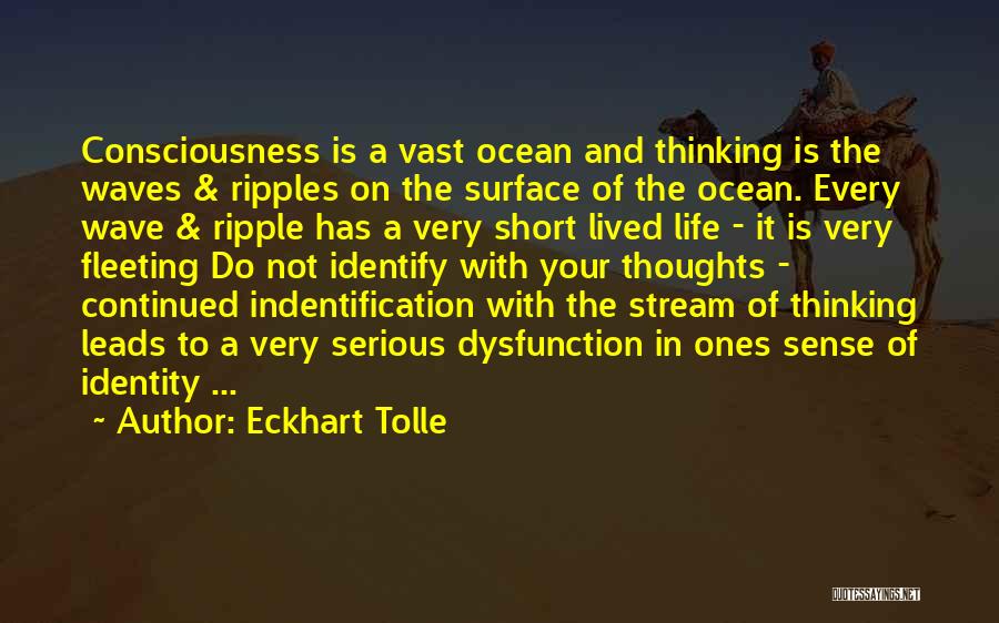 Life Short Ones Quotes By Eckhart Tolle