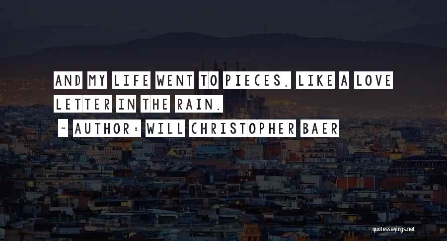 Life Simile Quotes By Will Christopher Baer