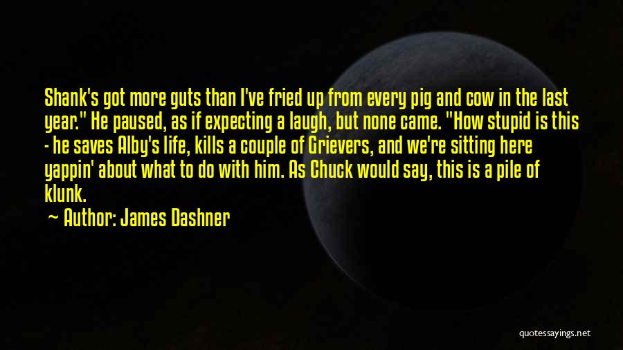 Life Sitting Quotes By James Dashner