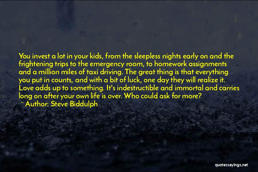 Life Sleepless Quotes By Steve Biddulph