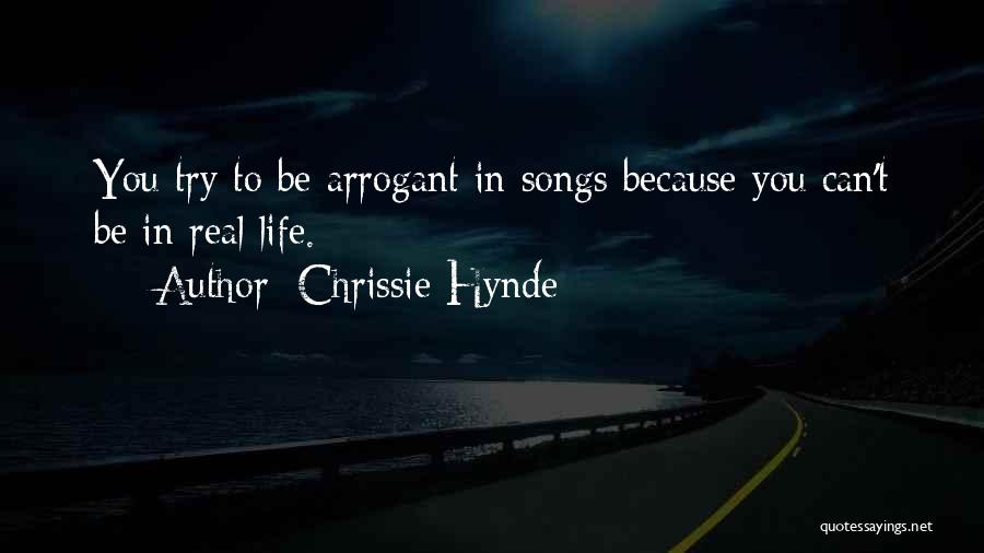 Life Songs Quotes By Chrissie Hynde