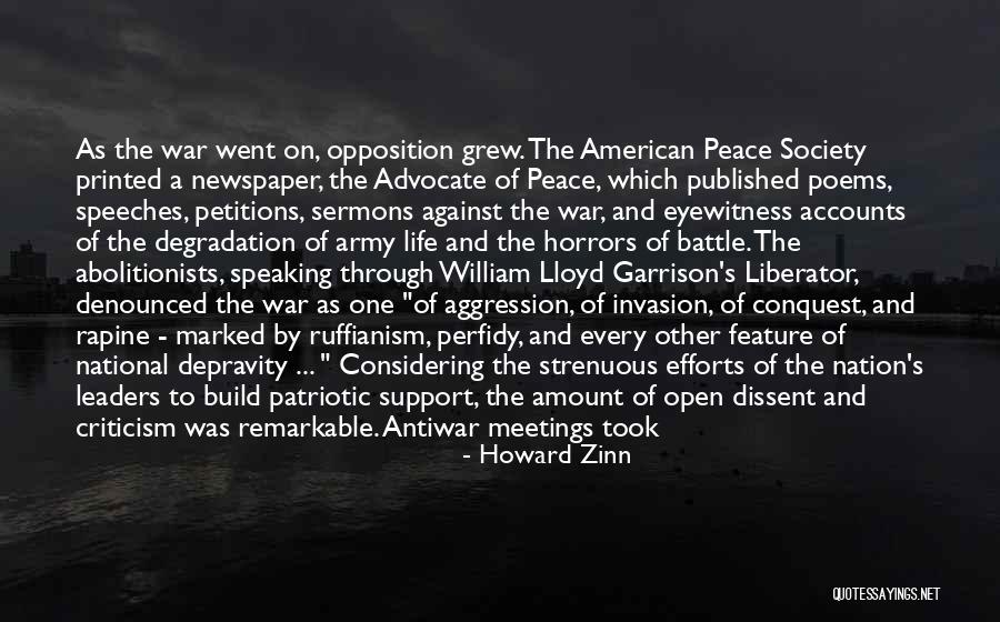 Life Speeches Quotes By Howard Zinn