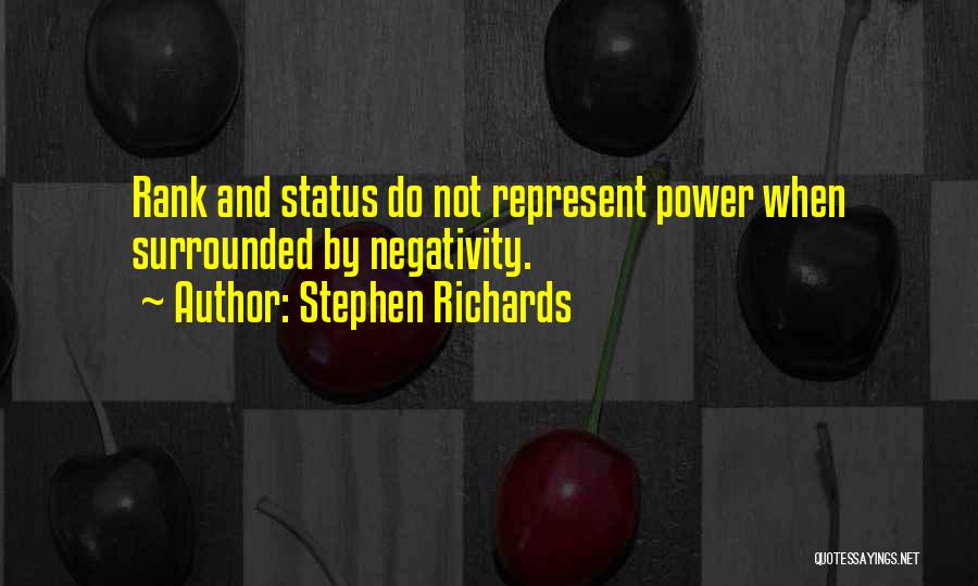 Life Status Quotes By Stephen Richards
