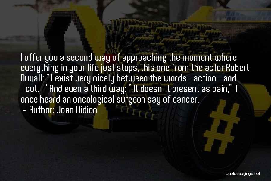 Life Stops Quotes By Joan Didion