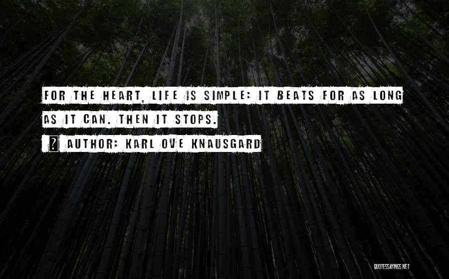 Life Stops Quotes By Karl Ove Knausgard