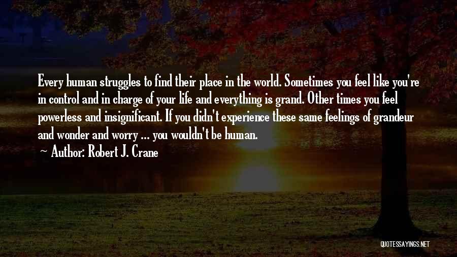 Life Struggles Quotes By Robert J. Crane