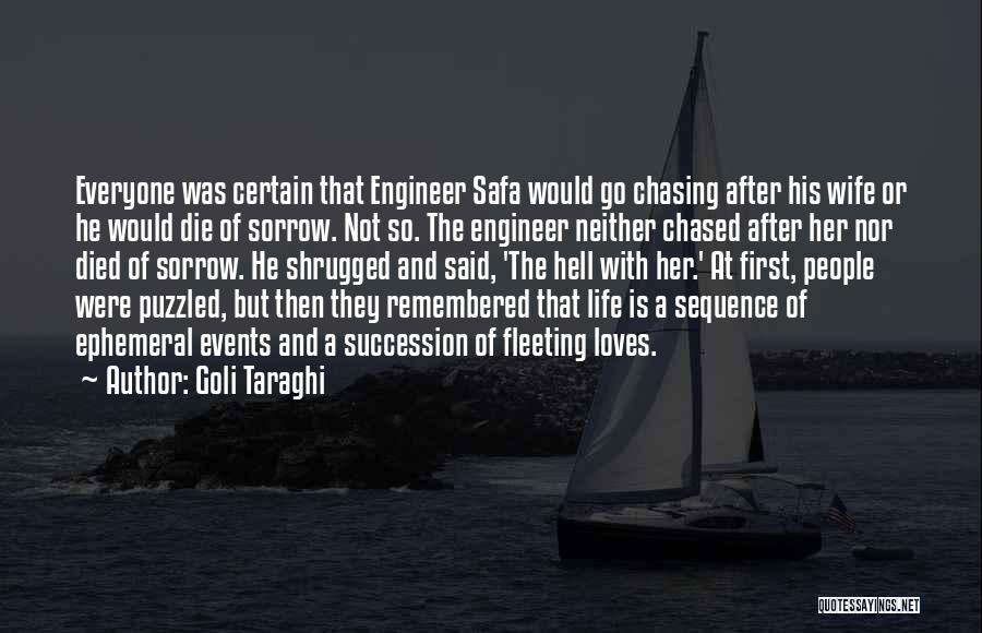 Life Succession Quotes By Goli Taraghi