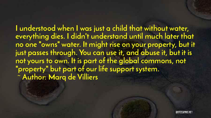 Life Support System Quotes By Marq De Villiers