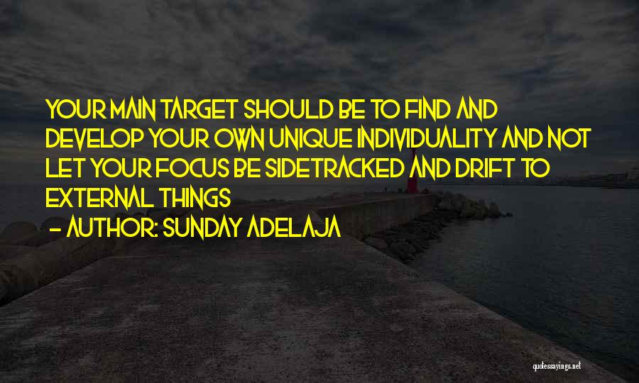 Life Target Quotes By Sunday Adelaja