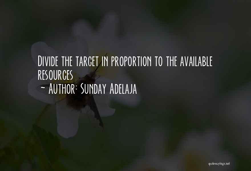Life Target Quotes By Sunday Adelaja