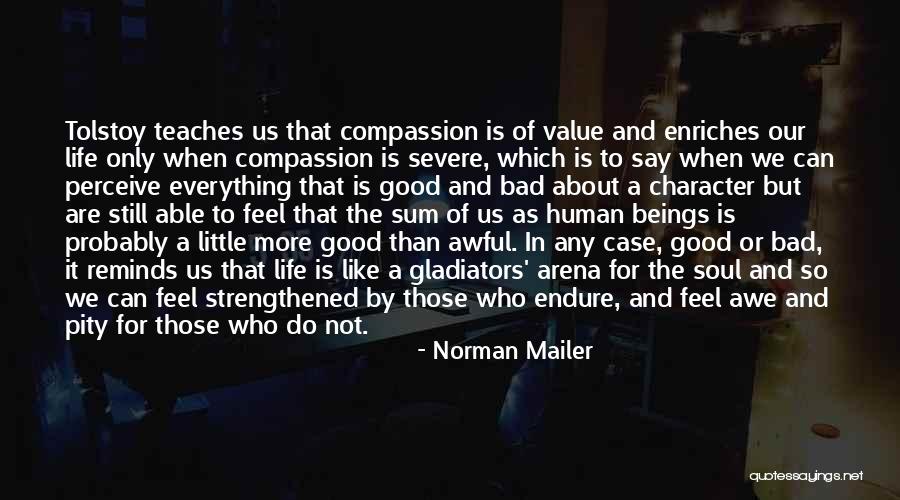 Life Teaches Quotes By Norman Mailer Life Teaches Quotes By Norman Mailer