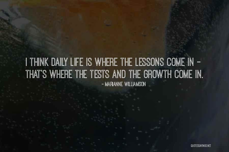 Life Tests Quotes By Marianne Williamson Life Tests Quotes By Marianne Williamson