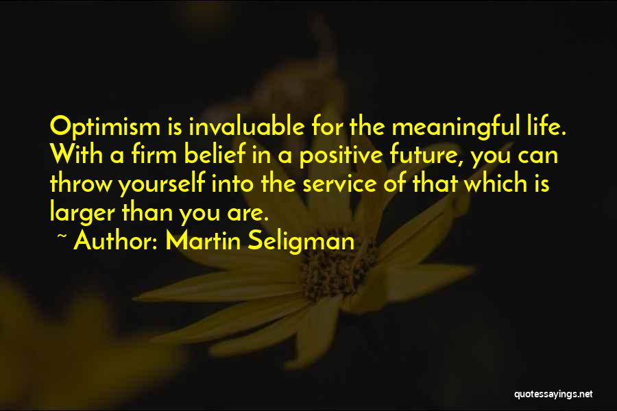Life That Are Meaningful Quotes By Martin Seligman