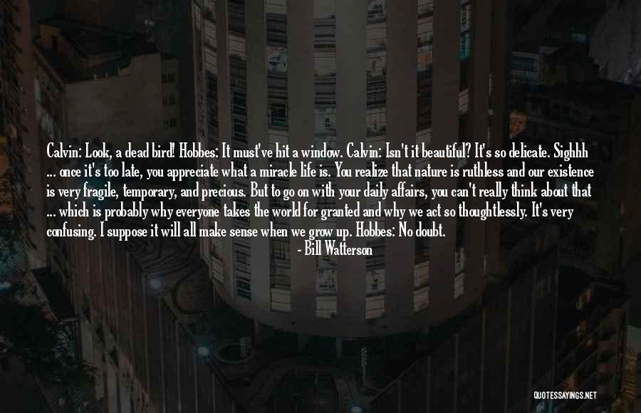 Life That Make No Sense Quotes By Bill Watterson Life That Make No Sense Quotes By Bill Watterson