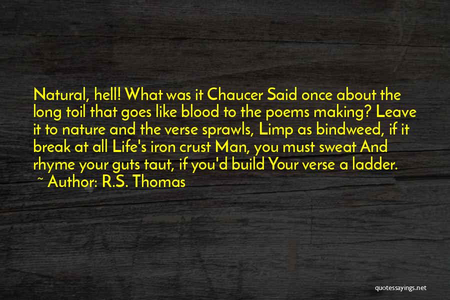 Life That Rhyme Quotes By R.S. Thomas