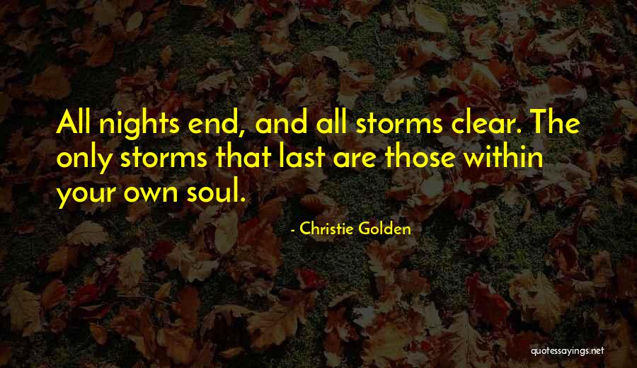 Life The End Quotes By Christie Golden