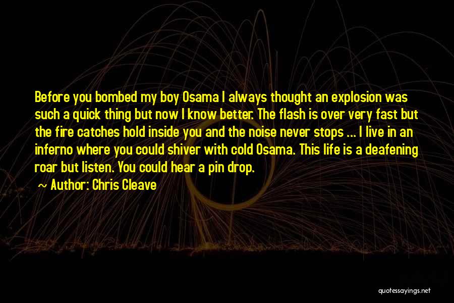 Life Thought Provoking Quotes By Chris Cleave