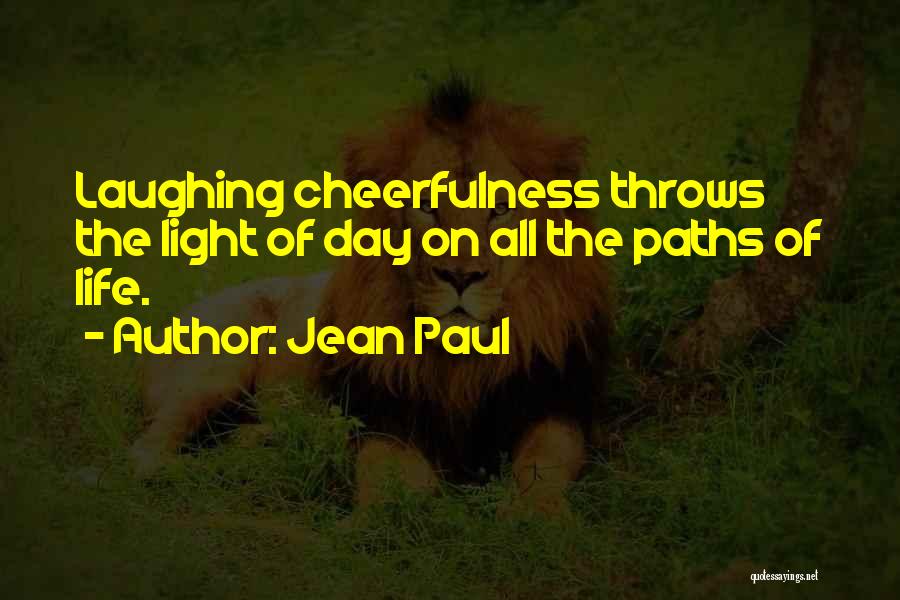 Life Throws Quotes By Jean Paul