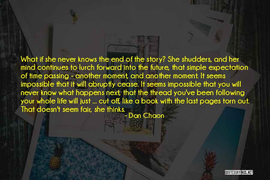 Life Time Story Quotes By Dan Chaon