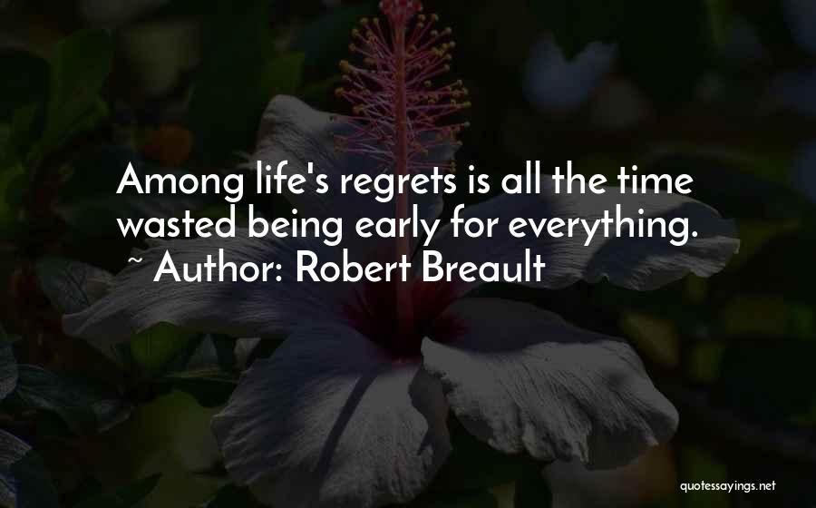 Life Time Wasting Quotes By Robert Breault