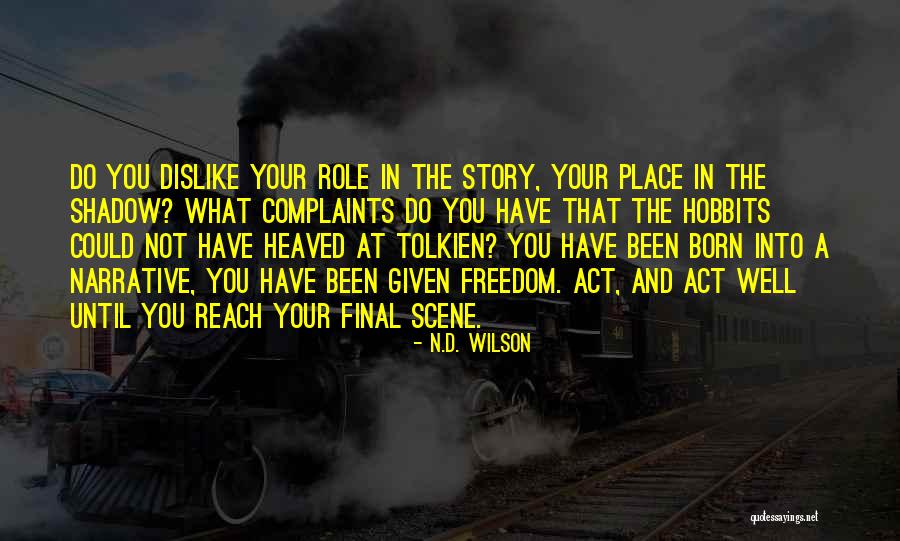 Life Tolkien Quotes By N.D. Wilson