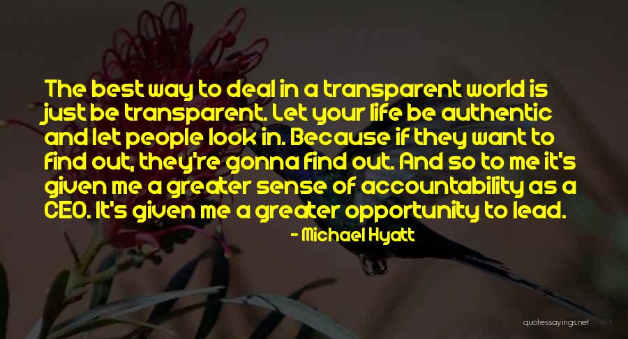 Life Transparent Quotes By Michael Hyatt Life Transparent Quotes By Michael Hyatt
