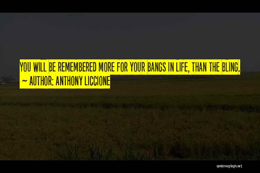 Life Tribulation Quotes By Anthony Liccione