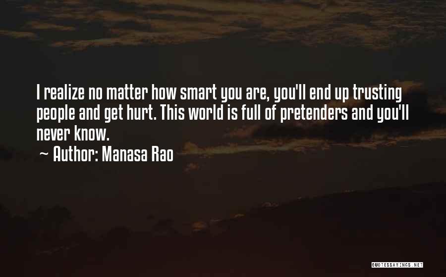 Life Trusting Quotes By Manasa Rao