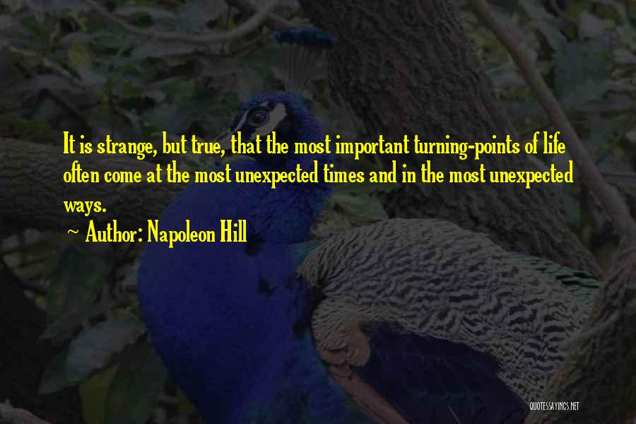 Life Turning Quotes By Napoleon Hill