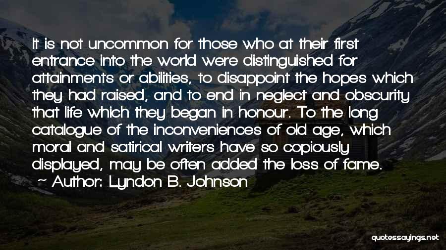 Life Uncommon Quotes By Lyndon B. Johnson