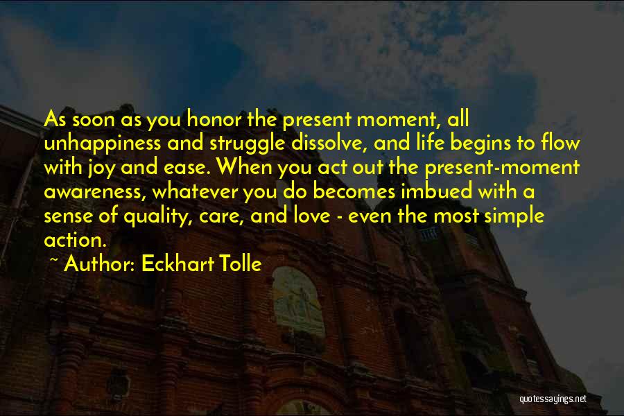 Life Unhappiness Quotes By Eckhart Tolle