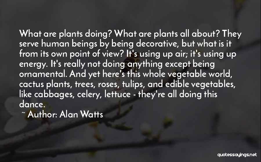 Life Vegetables Quotes By Alan Watts
