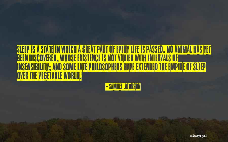 Life Vegetables Quotes By Samuel Johnson