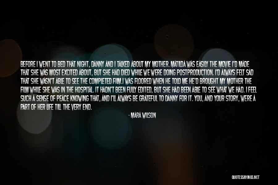 Life Very Sad Quotes By Mara Wilson Life Very Sad Quotes By Mara Wilson