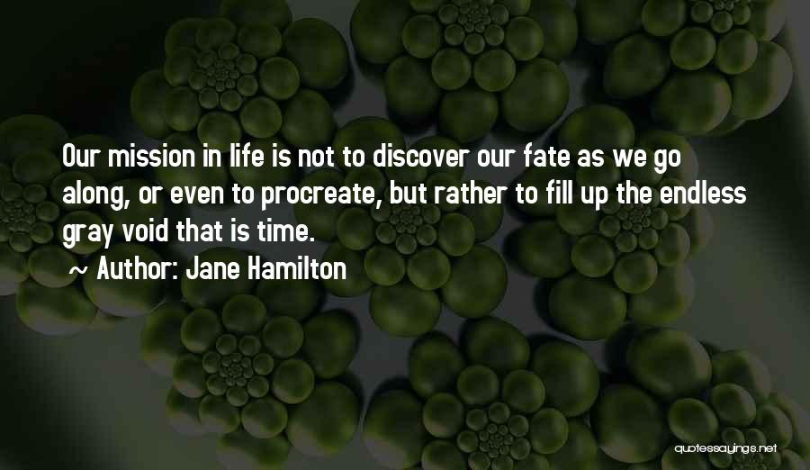 Life Void Quotes By Jane Hamilton