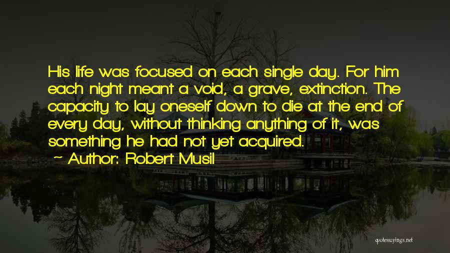 Life Void Quotes By Robert Musil