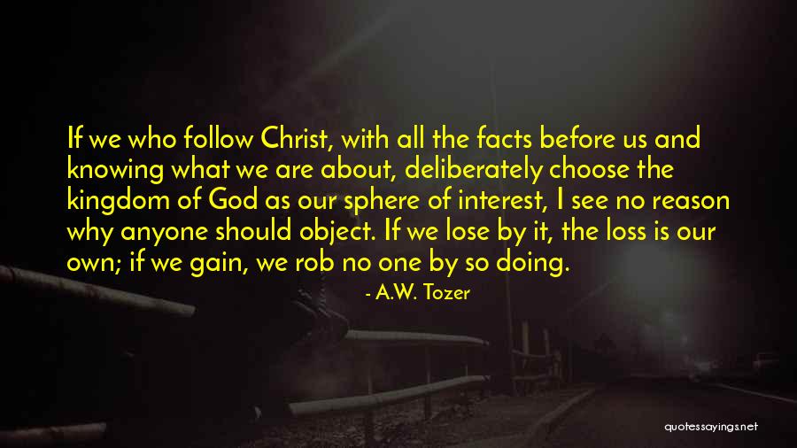 Life W/ God Quotes By A.W. Tozer