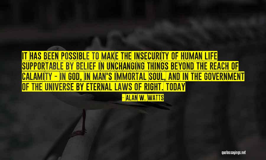 Life W/ God Quotes By Alan W. Watts